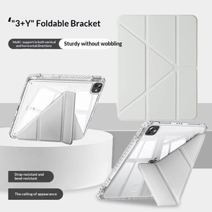 เคสไอแพดแบบพับได้ 3+Y ฝาหลังใส ป้องกันรอบด้าน ปรับมุมได้หลายระดับ พร้อมฟังก์ชั่นเปิด/ปิดอัตโนมัติ - Product Image 2