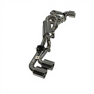 Système d'échappement Catback avec commande électronique des soupapes pour <span class=keywords><strong>Ferrari</strong></span> F430 Spider Cabriolet 4.3L V8 2005-2009 - Product Image 4