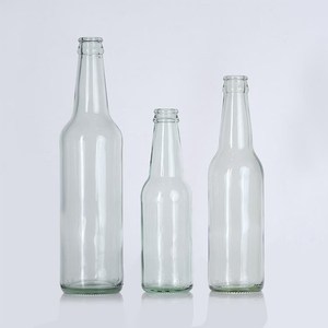 <span class=keywords><strong>Bottiglie</strong></span> <span class=keywords><strong>di</strong></span> <span class=keywords><strong>Birra</strong></span> in <span class=keywords><strong>Vetro</strong></span> Trasparente Personalizzate da 250ml, 275ml, 330ml, 500ml con Tappi a Corona - Product Image 4
