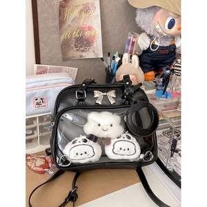 Sac multifonctionnel pour femme, style japonais, dessin animé, deux poignées, en PU, fermeture éclair, fabriqué en Chine, toutes saisons - Product Image 4