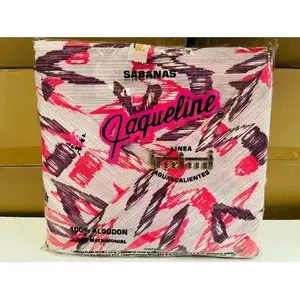 Parure de lit Paqueline double, 100% coton, imprimé géométrique, pour la maison - Product Image 1