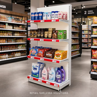 Étagère murale robuste en acier laminé à froid Q235 pour supermarché et épicerie, prix usine