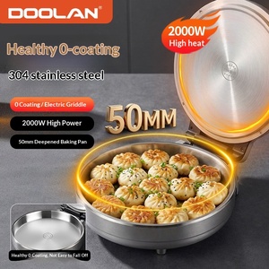 เครื่องทำแพน<span class=keywords><strong>เค้ก</strong></span>ไฟฟ้า สเตนเลส 304 ความร้อนสองด้าน 2000 วัตต์ สำหรับใช้ในบ้าน ไม่มีสารเคลื<span class=keywords><strong>อบ</strong></span>ผิว อเนกประสงค์ - Product Image 5