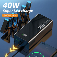 Offre Spéciale Power Banks Charge rapide PD22.5W 20000mAh 50000mAh Led Banque de puissance à affichage numérique pour téléphone