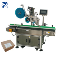 Machine d'étiquetage automatique de précision à grande vitesse NY-817 pour bouteilles, boîtes en aluminium, plateaux et surfaces planes avec imprimante de date PLC