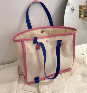 Bolsa de tela ecológica impresa, tela lisa, algodón, lona hecha a mano, bolsa de compras con logotipo personalizado - Product Image 4