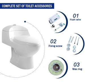 Inodoros Económicos Inodoros Inodoro One Piece y <span class=keywords><strong>Lavaba</strong></span> Wc Juego de Inodoro Baño Sanitario Suite - Product Image 3