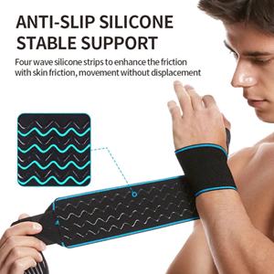 สายรัดข้อมือสีสันตามสั่งสำหรับผู้ชายและผู้หญิง สายรัดข้อมือแบบหนาสำหรับยกน้ำหนักและป้องกันการบาดเจ็บ - Product Image 3