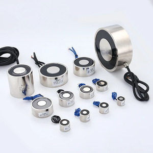 Diamètre 80mm rond grand <span class=keywords><strong>électro</strong></span>aimant de maintien Dc 12v 24v 120Kg <span class=keywords><strong>électro</strong></span>-aimant électrique - Product Image 6