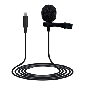 Fifine — Microphone Lavalier avec port <span class=keywords><strong>lightning</strong></span>, Compatible avec <span class=keywords><strong>iPhone</strong></span> 7 Plus, 8 Plus, X, XR, XS, XS Max, 11 Pro Max - Product Image 1
