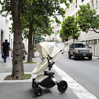 Poussette pliable multifonctionnelle portable pour bébé 3 en 1, poussette classique pour enfants, landau pour bébé