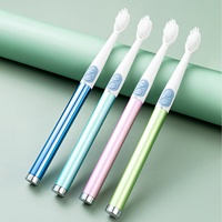 Nouveau Voyage Portable Électrique Vibration Doux Poils Blanchiment Des Dents Pas Cher Mince Sonique Brosse À Dents Électrique
