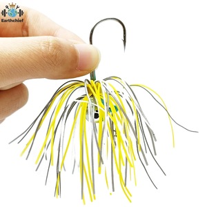 Leurres de pêche au jigging 19g, Chatterbait, Têtes plombées, Jupes en silicone, Leurres de pêche spinner, Jigheads Scrounger - Product Image 1