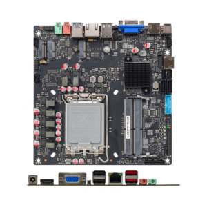 เมนบอร์ดอุตสาหกรรม H610 Mini ITX รองรับซีพียูรุ่นที่ 12 และ 13 DDR4 64GB M.2 19V สำหรับองค์กร AIO IPC ขายส่งเมนบอร์ด Mini-ITX - Product Image 1