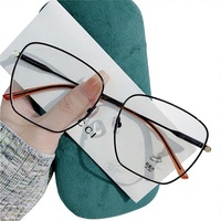 Monturas de Gafas Ópticas de Miopía para Mujer, Estilo Punk, de Aleación de Titanio No Magnética, Montura Completa, Lentes de PC, Novedad al por Mayor