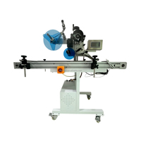 Machine d'étiquetage automatique de bureau pour surfaces planes, vente chaude, pour étiquettes de couvercles, boîtes, cartes, sacs à face plate, bouteilles carrées