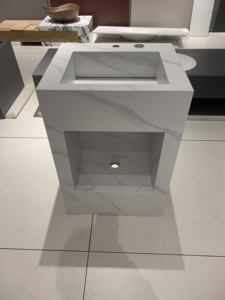 Nouveau Design Pierre Frittée Ardoise Rock Piédestal Wudu Bassin Mosquée Musulmane Prière Wudumate Wudu Pied Lavabo Laveuse Wudu - Product Image 3