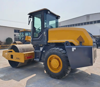 Compacteur vibrant à tambour unique haute efficacité de 8 tonnes XS85J pour la construction routière en stock
