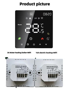 Termostato Inteligente WiFi Tuya Económico con Pantalla Táctil, Control de Temperatura para Calefacción y Refrigeración del Hogar con Bloqueo Infantil - Product Image 5