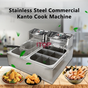 Máy Nấu Ăn Kanto 9 + 9 Lưới Máy Làm Thức Ăn Nhanh Thương Mại Máy Xiên Điện - Product Image 2