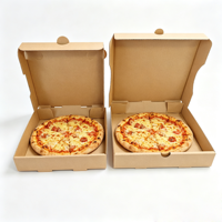 Boîtes à pizza à emporter personnalisées en carton ondulé recyclable SP5065 avec logo imprimé, jetables, 8/10/12/14/16 pouces, pour pizzeria