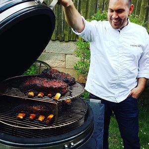 Auplex - Barbacoa de Cerámica para Jardín, Kamado Joe de 21 Pulgadas, Parrilla de Carbón, Ahumador Portátil con Altura Ajustable, <span class=keywords><strong>Asador</strong></span> de Carbón - Product Image 5