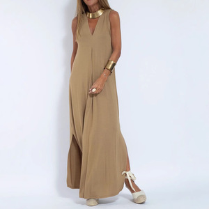 Dames Oversized Tops <span class=keywords><strong>Blouse</strong></span> Vintage Lange Linnen Shirts Casual Cowl Hals Lange Mouw Asymmetrische Zoom Party Blusas Shirt Maxidresses - Product Image 4