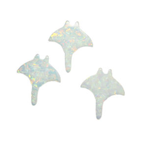 Vente en gros Opale en forme de <span class=keywords><strong>raie</strong></span> <span class=keywords><strong>manta</strong></span> Opale <span class=keywords><strong>blanche</strong></span> de <span class=keywords><strong>raie</strong></span> <span class=keywords><strong>manta</strong></span> Pierre d'opale animale à trou complet - Product Image 4