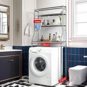 Étagère de toilette métallique personnalisée à 3 niveaux <span class=keywords><strong>pour</strong></span> salle de bain, gain de place, étagère de balcon et organisateur de rangement – Vente en gros - Product Image 2