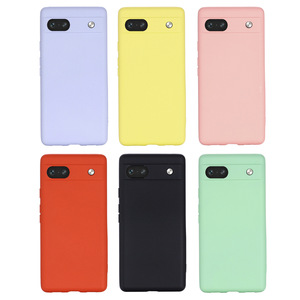 Étuis en silicone liquide pour Google Pixel 7/Pixel 7A/Pixel 7 Pro, design de luxe, silicone <span class=keywords><strong>original</strong></span> avec logo, <span class=keywords><strong>coque</strong></span> de téléphone portable - Product Image 4