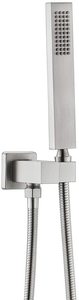 Níquel cepillado latón ducha de lluvia Sistema de 12 pulgadas de montaje en pared grifo de ducha Combo Set - Product Image 5