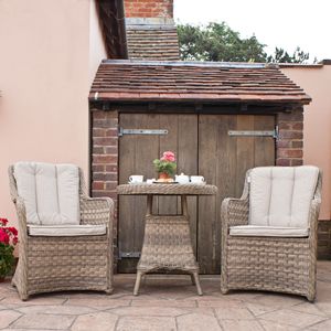 Juego <span class=keywords><strong>de</strong></span> Comedor <span class=keywords><strong>de</strong></span> Jardín Moderno y Lujoso, Silla Reclinable Ancha <span class=keywords><strong>de</strong></span> Ratán, Mesa <span class=keywords><strong>de</strong></span> Bistró <span class=keywords><strong>Madrid</strong></span>, Hecho a Mano, Ecológico, para Uso en Patio - Product Image 4