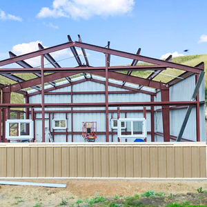 Pas encore d'avis Bâtiment préfabriqué à faible coût Vente à chaud Garages préfabriqués à ossature métallique Kits de construction Structure métallique <span class=keywords><strong>Garage</strong></span> - Product Image 4