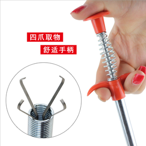Herramienta de Desatasco de Tuberías de 60 cm, Cable Flexible para Desatascar, Herramienta para Recoger Objetos, Desatascador de Drenaje, Desatascador de Cabello para Fregaderos, Inodoros y Lavabos - Product Image 2