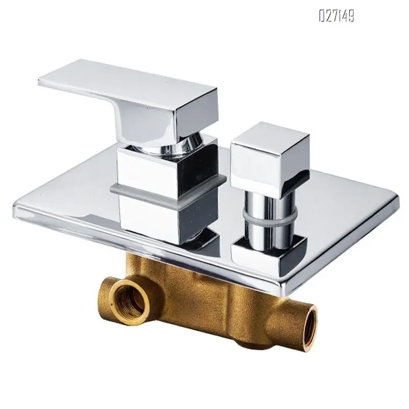 Full -Copper Intelligent Thermostatic Preset Box Shower Curtain Wall Type Thermostatic Tap Water Switch Valve