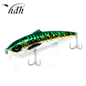 Vente en gros de leurres à crayon de 160 mm 58 g en plastique ABS, leurres durs flottants pour la pêche en eau salée, leurres pour la pêche à la basse en mer - Product Image 5