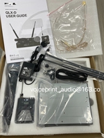 Système de microphone sans fil UHF professionnel QLXD4 en métal pour karaoké sur scène, compatible avec les micros QLXD24/B58/BETA58A/BETA87A/KSM9