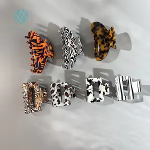Teenytiny Wholesale Bulk Order Animal Patterns Leopard Print Hair Claw
