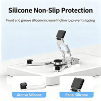 Support de gyroscope réglable pour doigt K72 avec rotation à 360° °   Compatible avec toutes les tailles de téléphones et d'iPads, peut être accroché aux clés, aux sacs