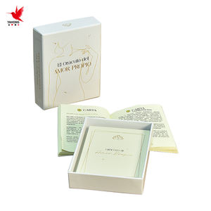 Logo personalizzato ogni giorno di ispirazione divertente positiva auto affermazione giocando carte da imballaggio scatola di carta gioco - Product Image 3