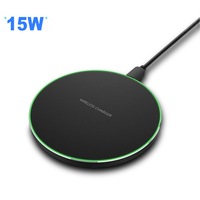 Harga grosir MOQ rendah Cina LOGO kustom pengisian telepon nirkabel Universal 15W kartu magnetik pintar bantalan Fili Senza