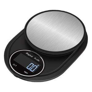 Báscula digital de cocina Dongguan de 5 kg, báscula de acero inoxidable para cocinar y hornear con batería. - Product Image 1