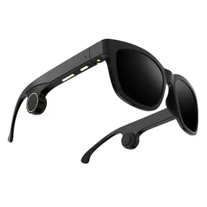 2020 Смарт велосипедные очки поляризационные солнцезащитные очки Мужские квадратные наушники костной проводимости женские солнцезащитные очки водонепроницаемые