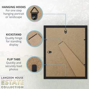 Cadres photo muraux en bois, plastique et MDF, vente en gros, couleur/taille personnalisée, fabricant cambodgien, souvenirs, cadres photo - Product Image 4