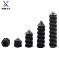 Vis à tête hexagonale DIN914 Xinzuo |   Acier au carbone haute résistance de grade 8.8 |   Pointe de cône noire |   Vente Flash Métrique Directement de l'Usine