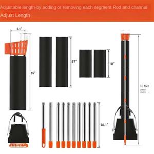 Recolector <span class=keywords><strong>de</strong></span> Frutas Multifuncional Portátil Desmontable con Cesta <span class=keywords><strong>de</strong></span> Recolección para Uso en el Jardín, Gran Venta Transfronteriza - Product Image 5
