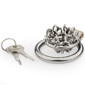 <span class=keywords><strong>Cage</strong></span> de chasteté en métal pour homme, dispositifs de chasteté plats en acier, <span class=keywords><strong>cage</strong></span> à pénis, <span class=keywords><strong>cage</strong></span> BDSM - Product Image 6