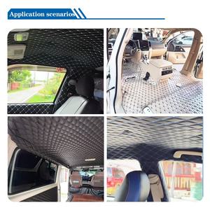 Broderie automobile Tissu en cuir PVC Matériau de plafond de toit de voiture en rouleaux - Product Image 6