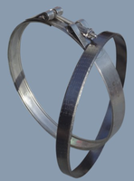 Kit de collier de serrage et de joint DPF en acier inoxydable avec bride en aluminium pour remplacer les références 2871451 et 2871861