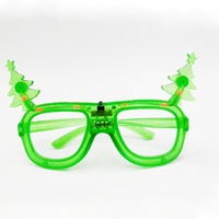 Lunettes de Noël lumineuses à LED, lunettes de fête scintillantes, accessoires de décoration pour bar et fête